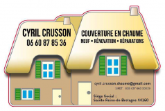 CYRIL CRUSSON COUVERTURE EN CHAUME